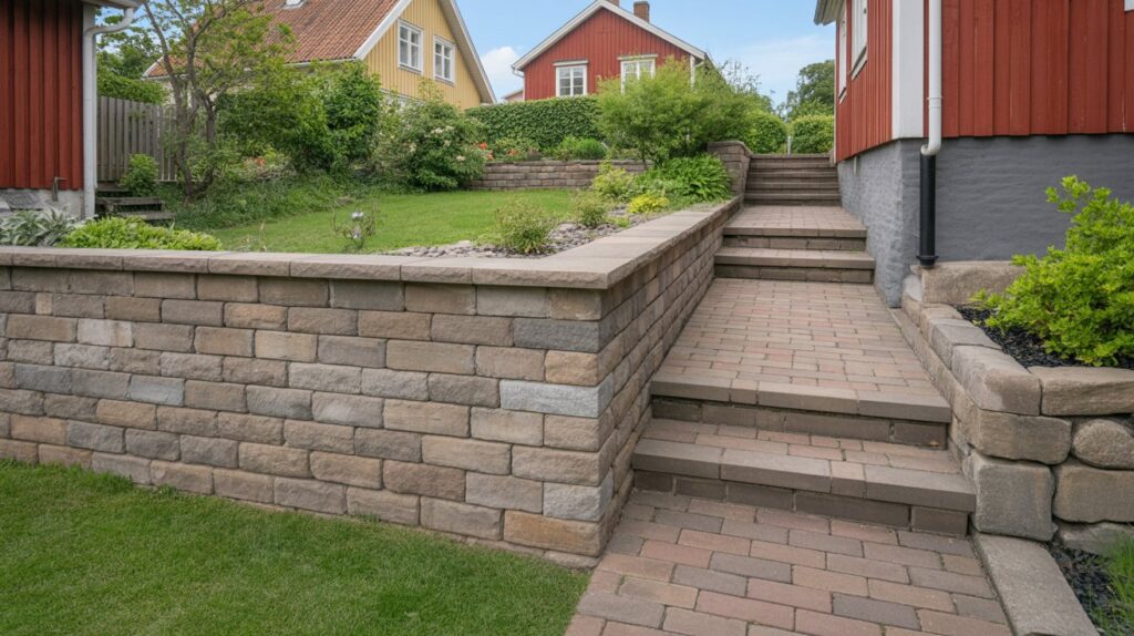 Bygga Stentrappa Fredhäll - Bygga Mur - Murbyggarna