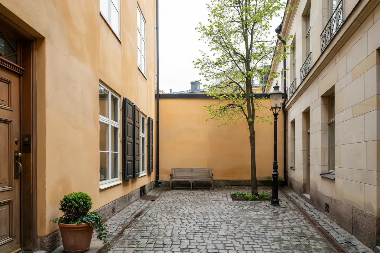 omfogning och putsreparation av innerg rdsfasad p s dermalm