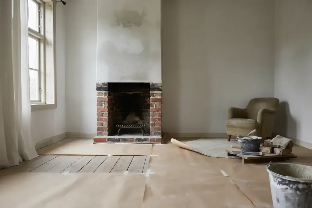 eldstad inomhus vad villa gare b r t nka p f re murning renovering och besiktning