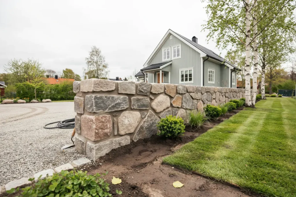 bygga stenmur i mildensborg s skapar du en vacker tomtgr ns som h ller l nge
